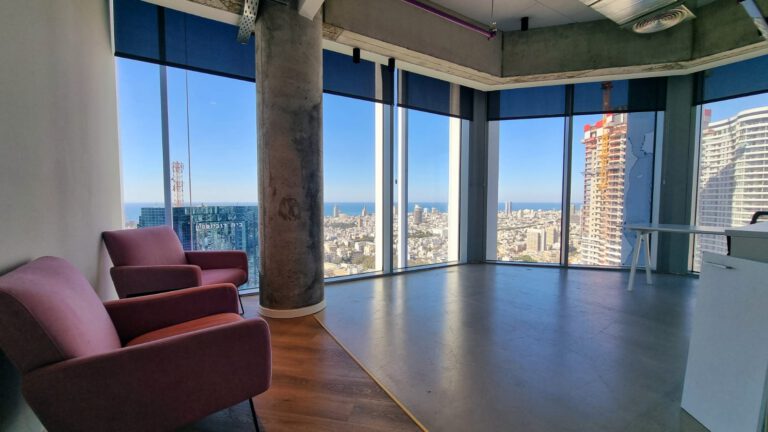 משרדים להשכרה בתל אביב תאומי רובינשטיין קומה 1239 מ"ר