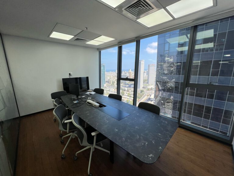 מגדלי אלון | משרדים להשכרה בתל אביב | משרד להשכרה 158 מ"ר קומה גבוהה