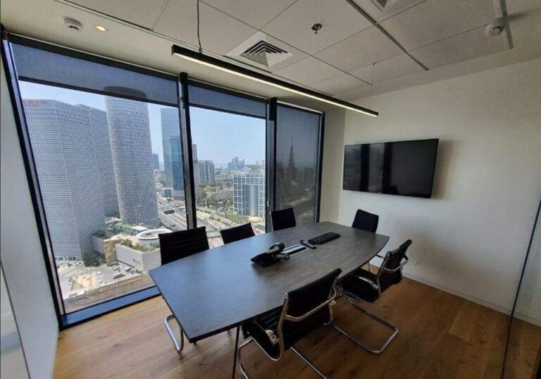 משרדים להשכרה בתל אביב | מגדלי מידטאון | משרד להשכרה 139 מ"ר עם נוף לים